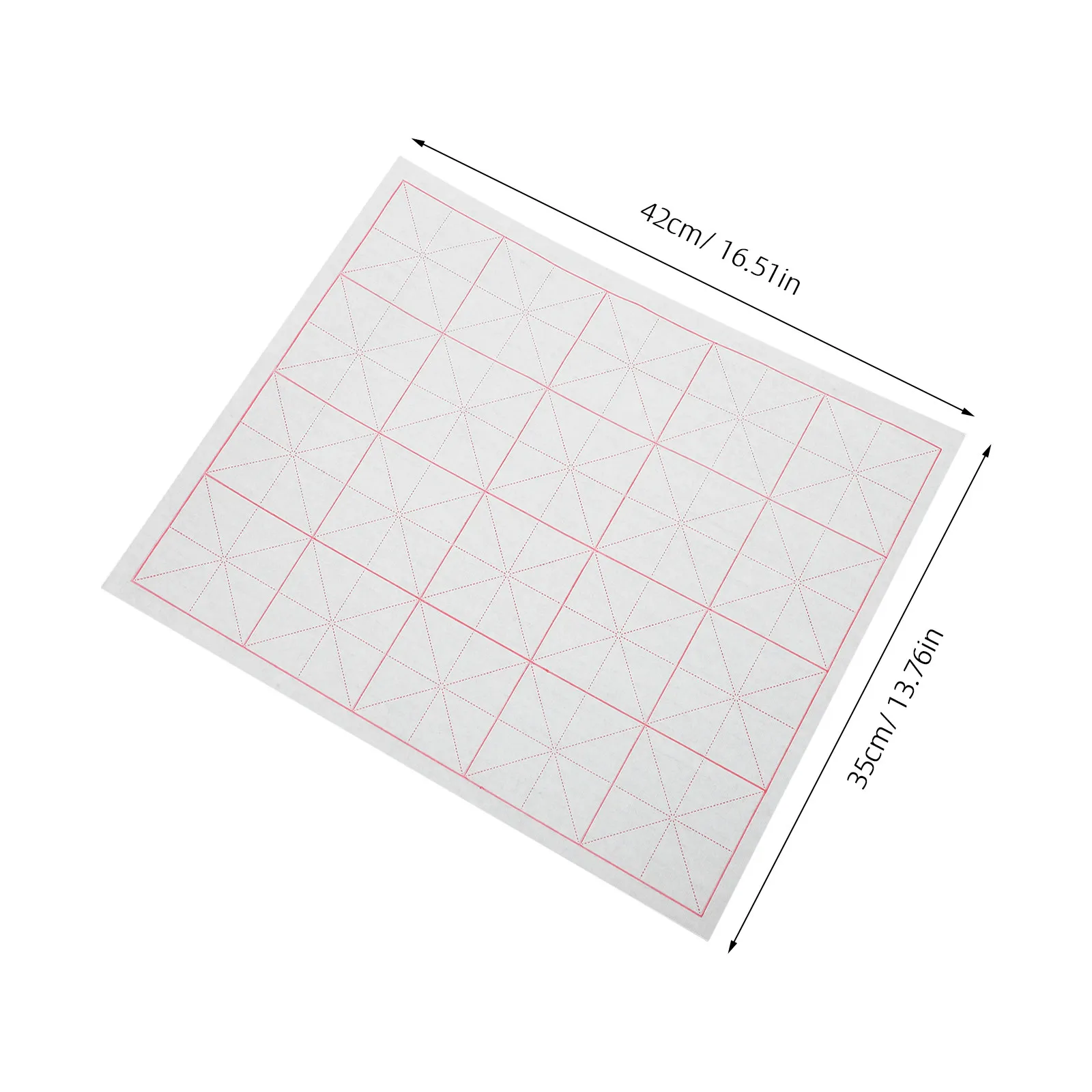 50Pcs Xuan Paper Semi-Ripe Chinese Calligraphy Rice Paper Sheets with 20 Grid for Brush Ink Writing Art Beginner Practice Sumi-E
