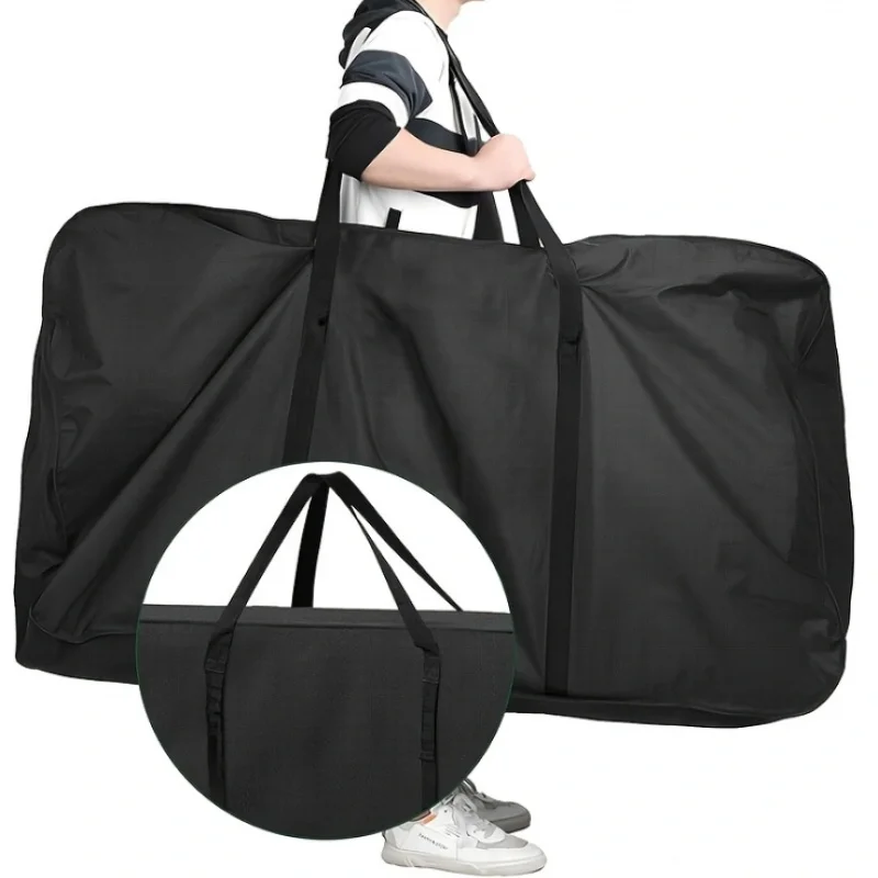 Sac de rangement pour chaise pliante, extra large, extra résistant, 600D, avec fermeture éclair et poignée, adapté aux lits pliants, chaises pliantes, extérieur, 1 pièce