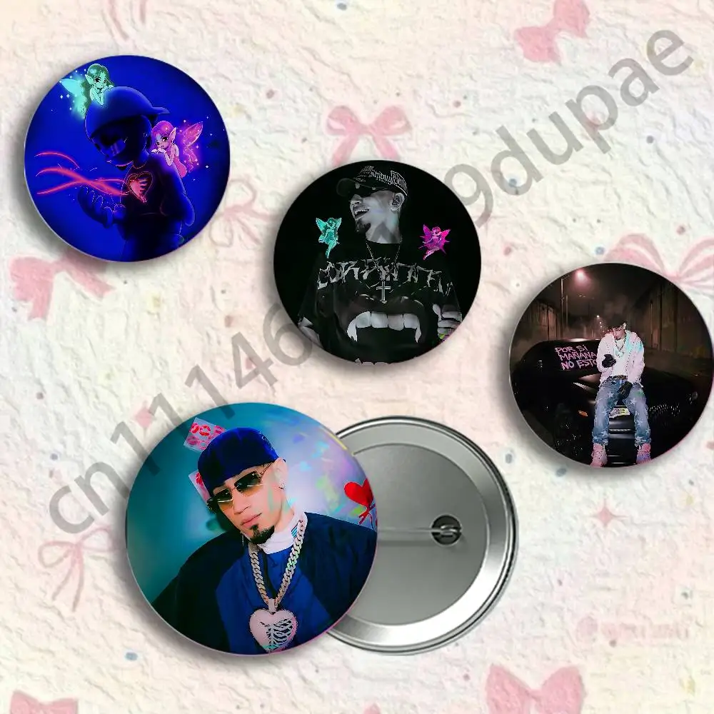 O-Omar C-Courtz Por Si Manana No Estoy Button Pin Single Pack Anime Merch for Ita Bags Badge Collectible Buttons TH