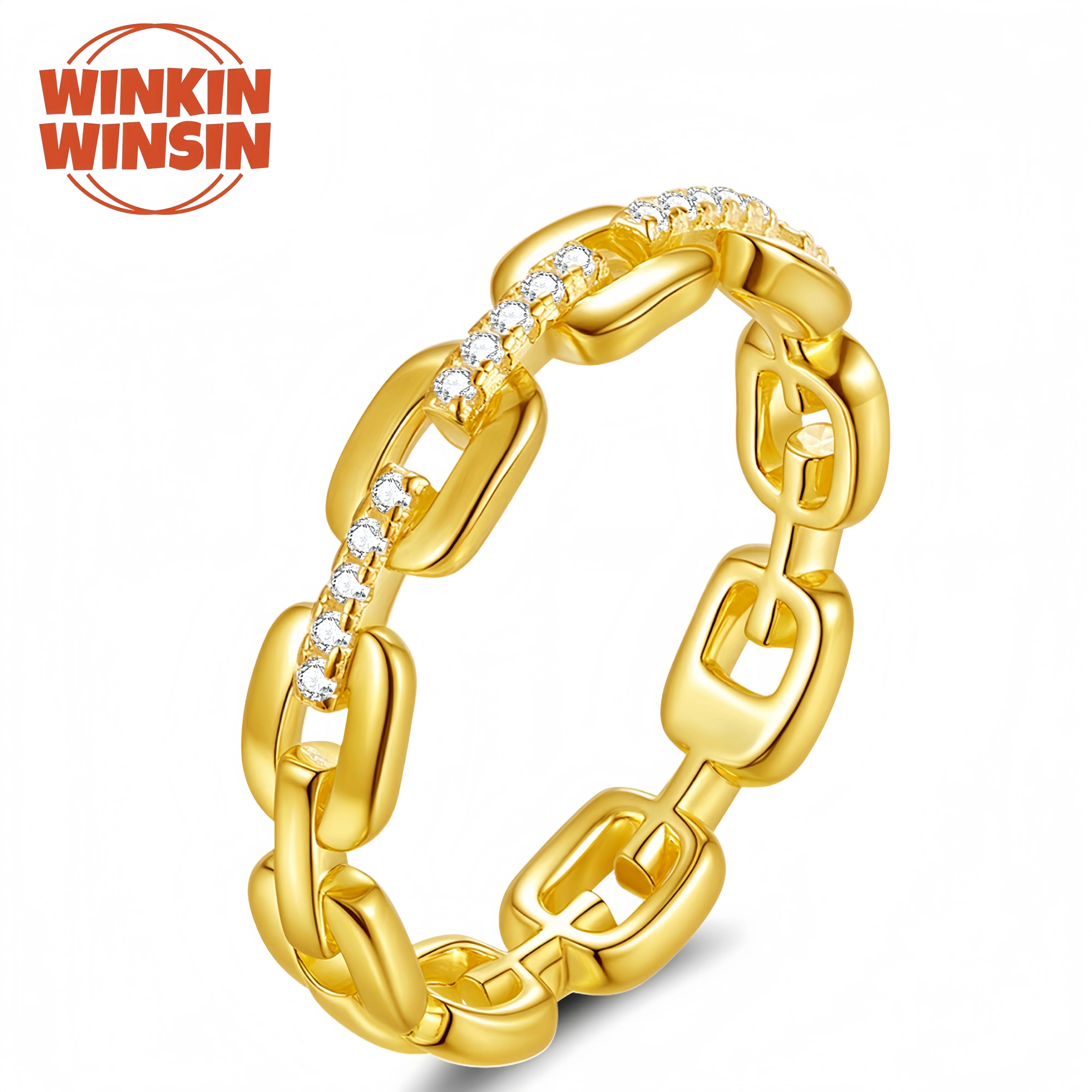 

Winkin Winsin, Новое поступление, стерлинговое серебро S 925, женское кольцо в стиле хип-хоп, муассанит, сертификат GRA, кольцо для вечеринки, аксессуары