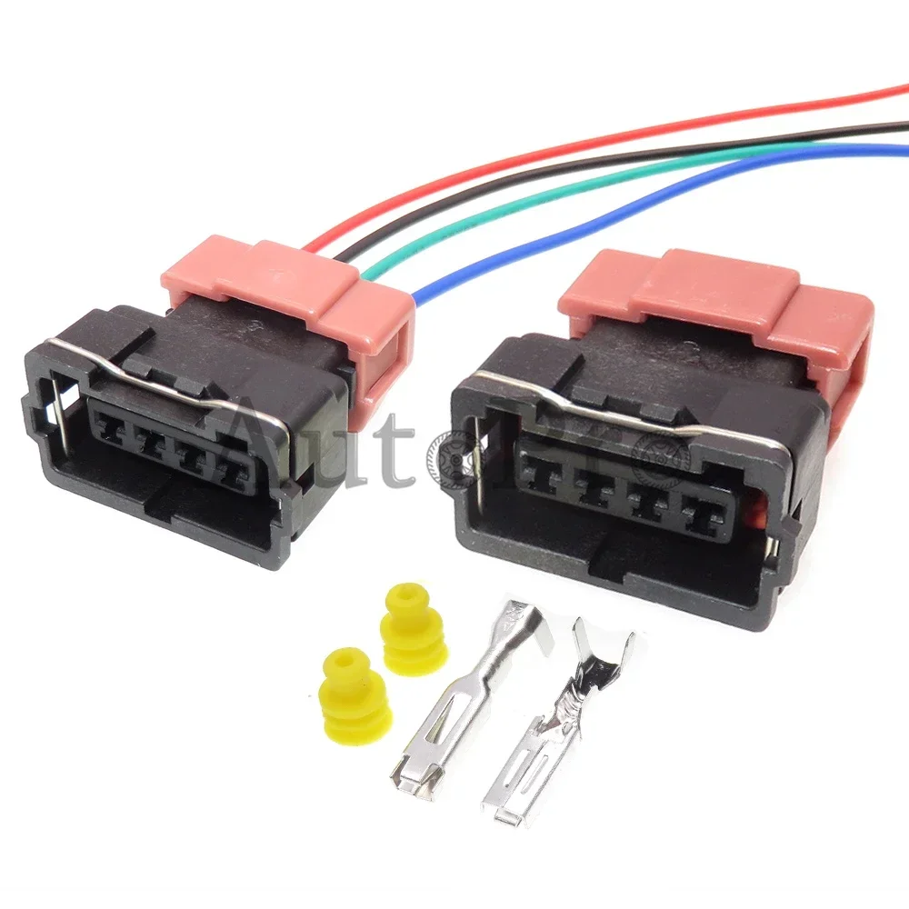 1 Set 4 Hole PB185-04326 AC Assembly Car Throttle Position Sensor Wire Harness Socket Auto Plastic Housing Plug For Mitsubishi