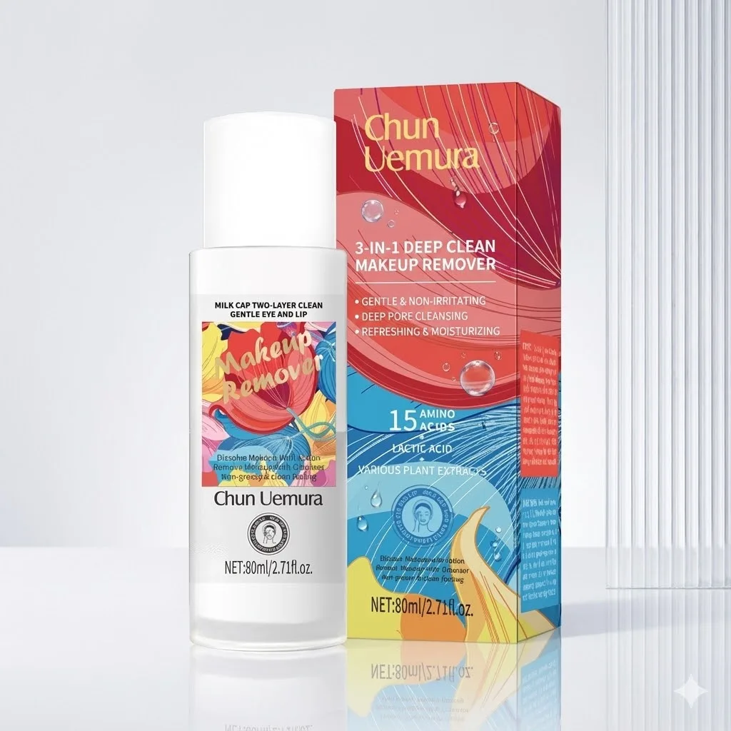 Sanftes, nicht reizendes 3-in-1-Reinigungsöl Deep Pore Clean, feuchtigkeitsspendender, erfrischender Make-up-Entferner für empfindliche Haut