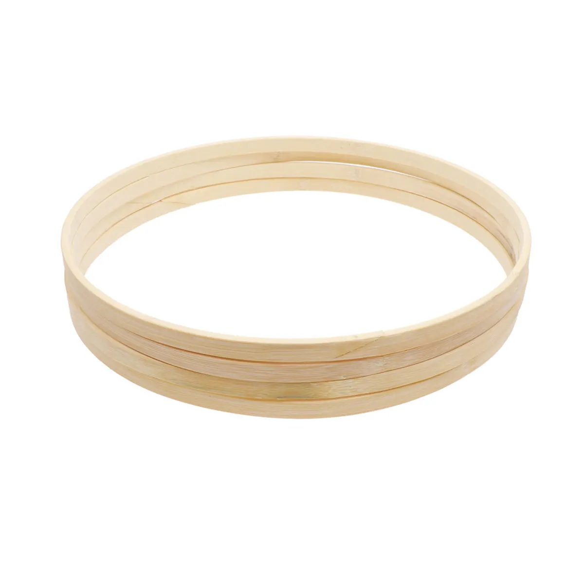 

13 pcs Bamboo Circle Decoration Accessories Smooth DIY Dreamcatcher Round Fan Frame Home Decor Craft Project