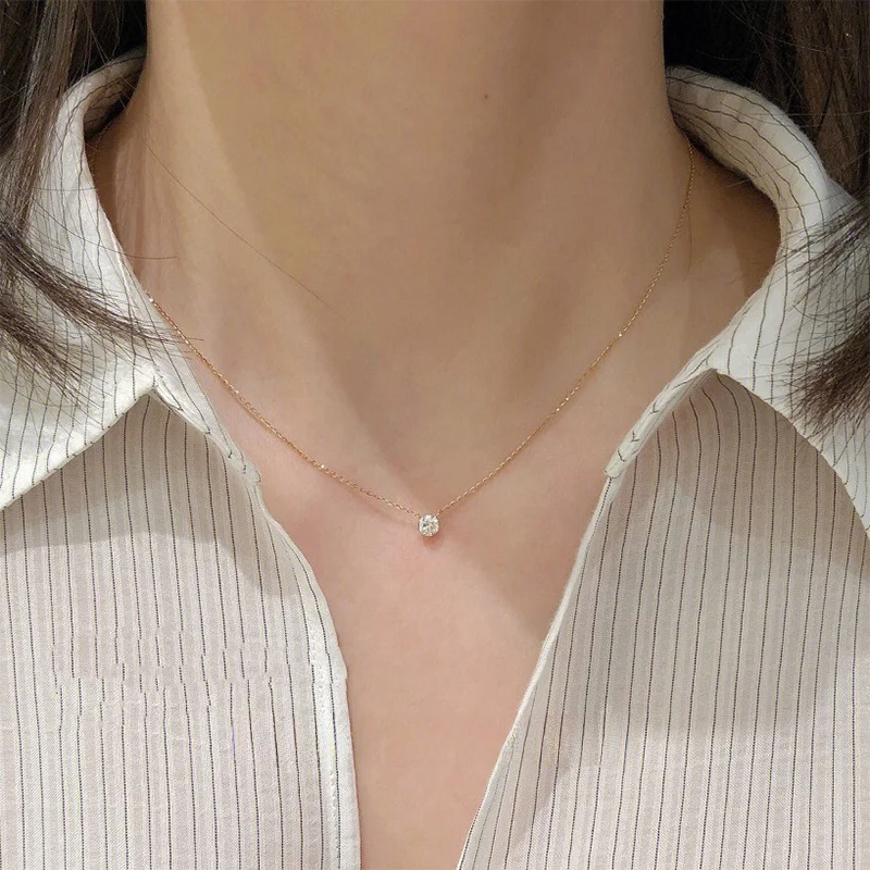 saptefamou-invisible-lockbone-chain-necklace-women's-elegant-simple-fashion-jewelry-out-online-exclusive-non-embedded