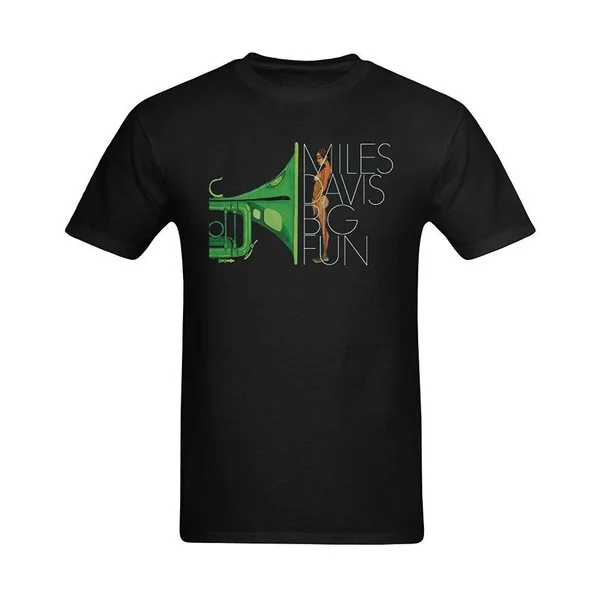 Men\'s Miles Davis Big Fun Art Design Fashion 100%Cotton T-Shirts