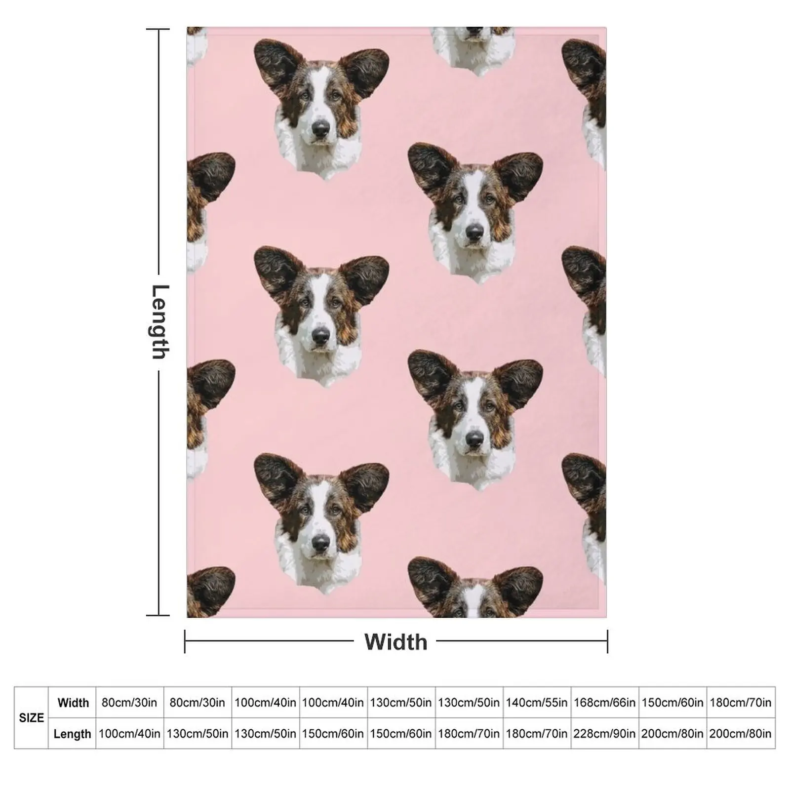 Corgi Cardigan Brindle Beauty Throw Blanket Tourist Picnic Winter beds Decorative Sofa Thermals For Travel Baby Blankets