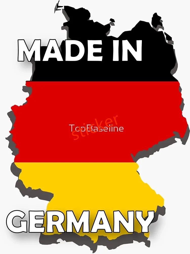 

Made In Germany sticker Explore Travel Decal Waterproof Stickers Cover Scratches Pour Camping Car Decoratio