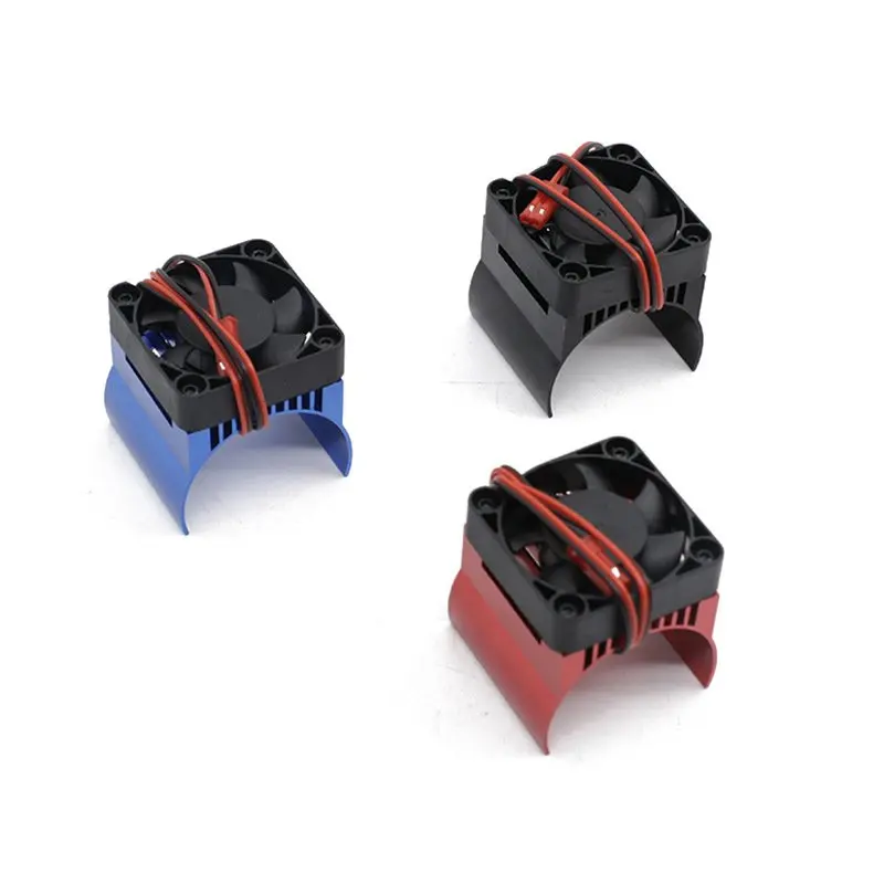 42mm Motor Cooling Fan Heat Sink Radiator For Traxxas 1/10 E‑Maxx E‑Revo Summit Arrma 1/8 Kraton  Typhon RC Car Upgrade Parts