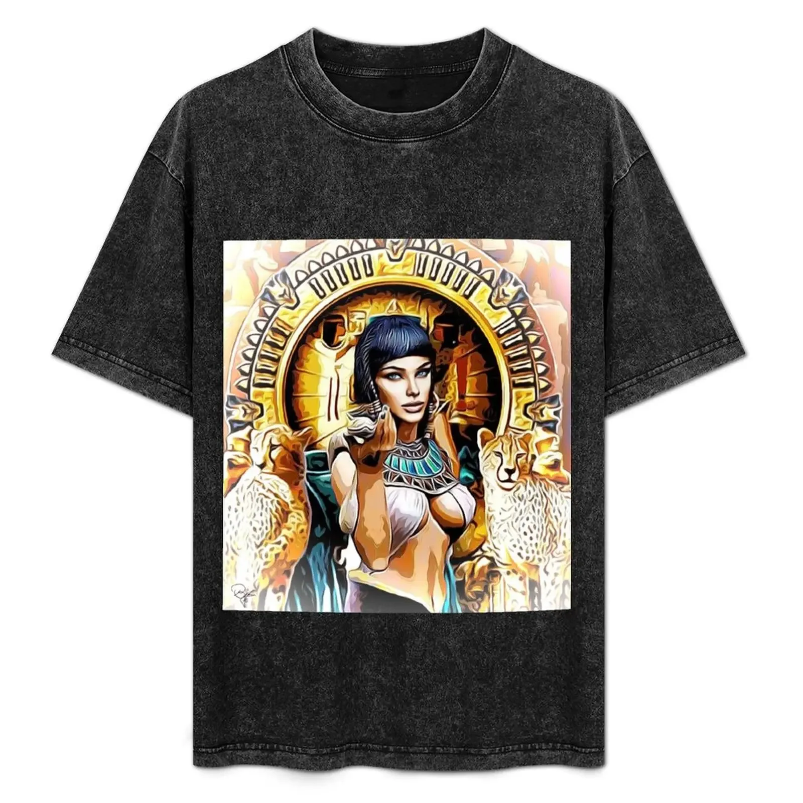 

CLEOPATRA QUEEN OF EGYPT T-Shirt vintage graphic tee cute tops summer top fitted t shirts for men