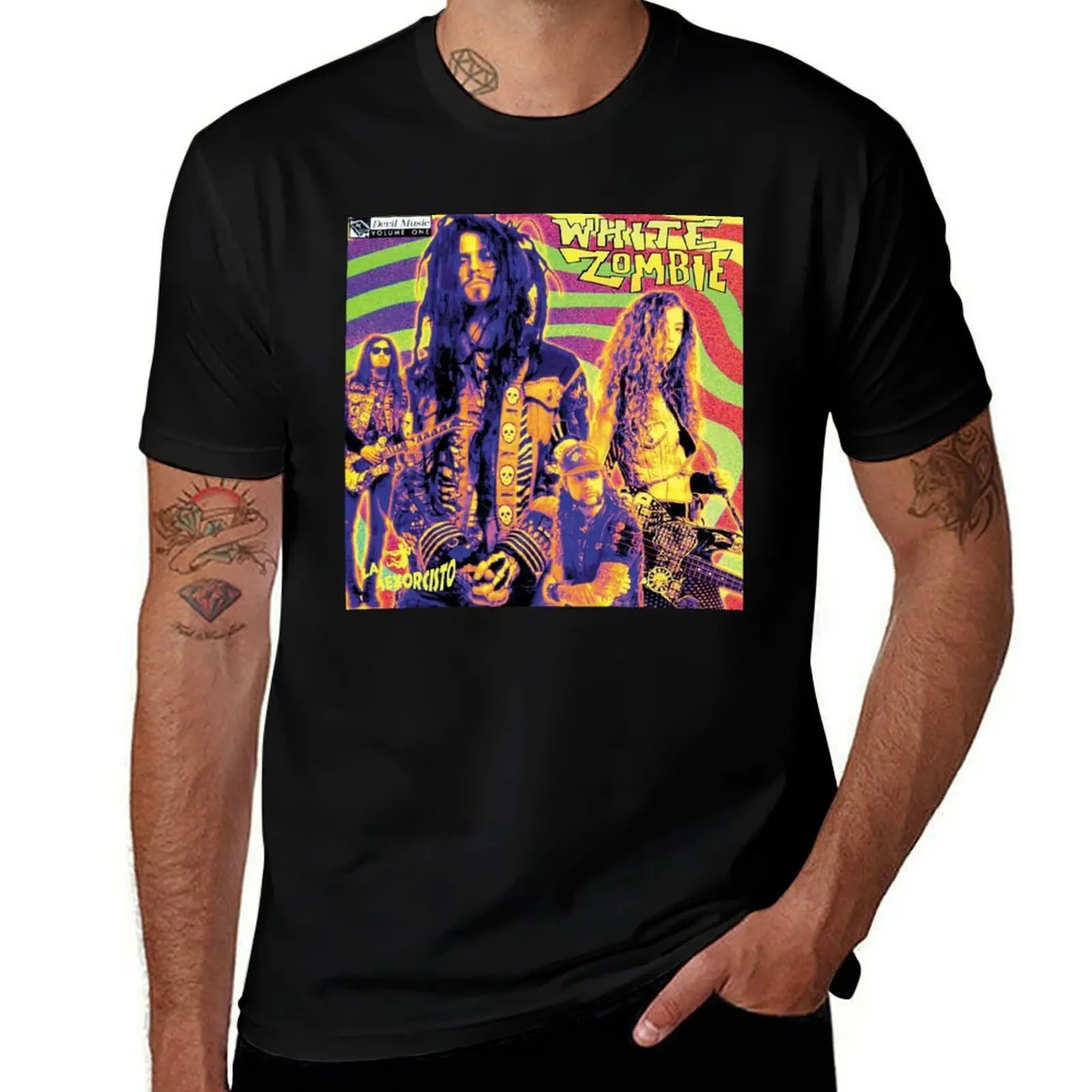 

White Zombie - La Sexorcisto Devil Music Vol. 1 album 1992 T-Shirt Modern Style Print T-Shirt