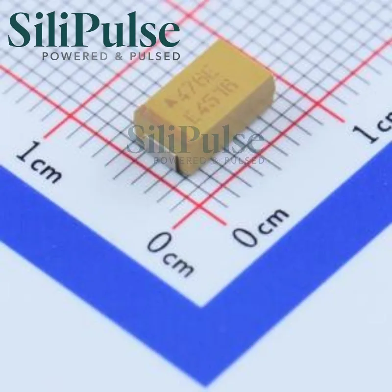 (5-20pcs) TAJD476K025RNJ CASE-D-7343-31(mm) 100% Original In Stock 25V ±10% 47uF 900mΩ@100kHz