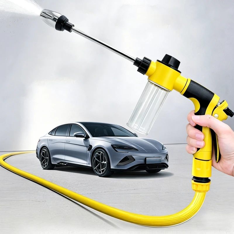 1 Pack High Pressure Spray Water Gun Garden Watering Hose Nozzle Sprinkler Car Washing Gun Car Cleaning Washing Tools