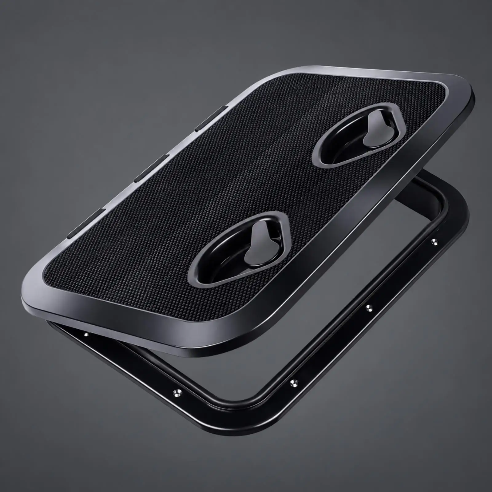 Rectangular Marine Deck Hatch Cover ABS Built in Lock for Boat Yacht Storage Access Opening Replacement