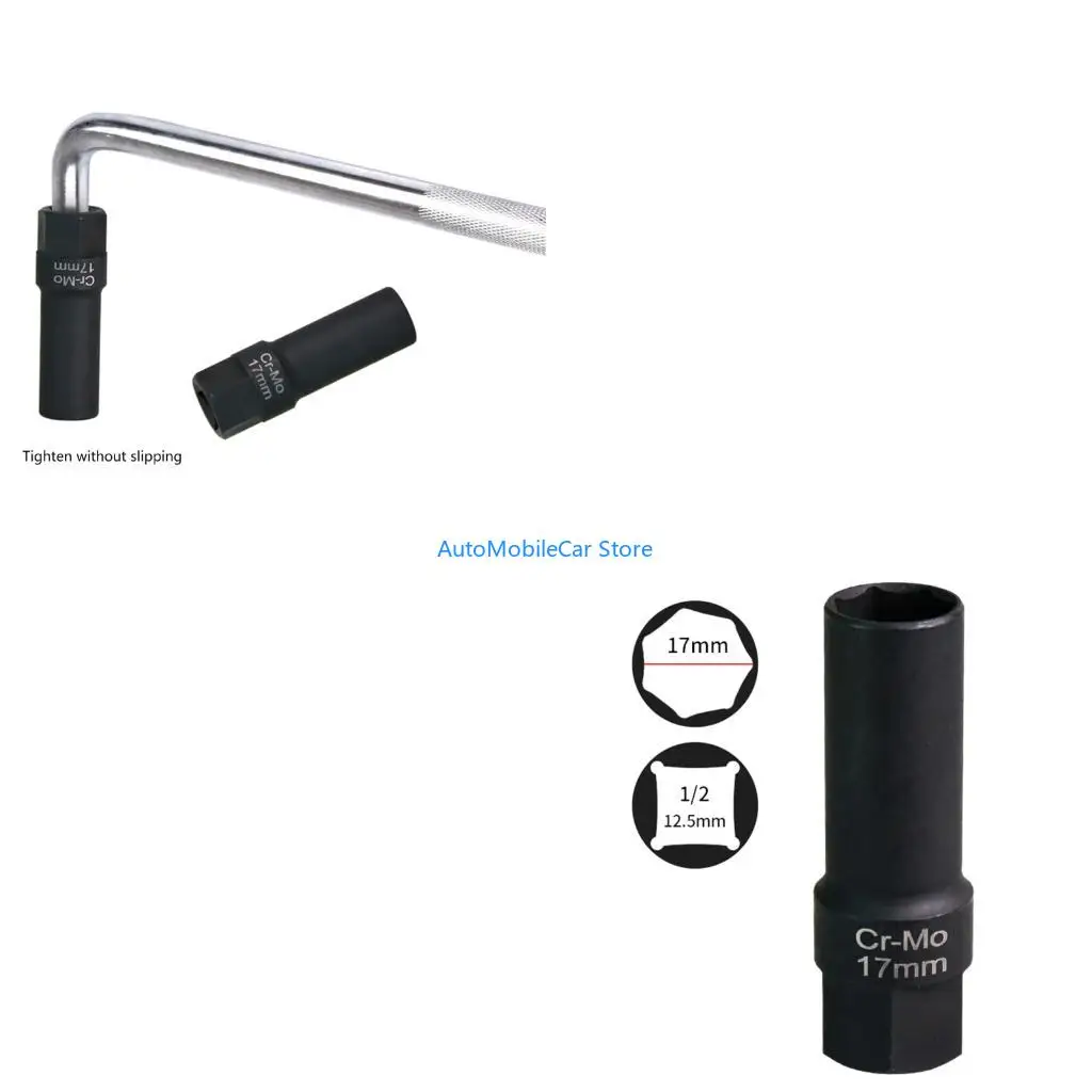 

G8TE Spanner Conveter Ratchet Tool Removal Tool Wrench External 7 Sleeve Adapter Socket Wrench 1/2in Square Connection