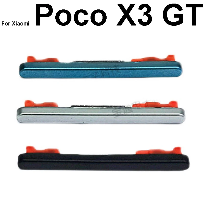 For Xiaomi POCO Pocophone X3 GT Power Voume Side Button Volume Audio Control Side Key Buttons Repair Parts