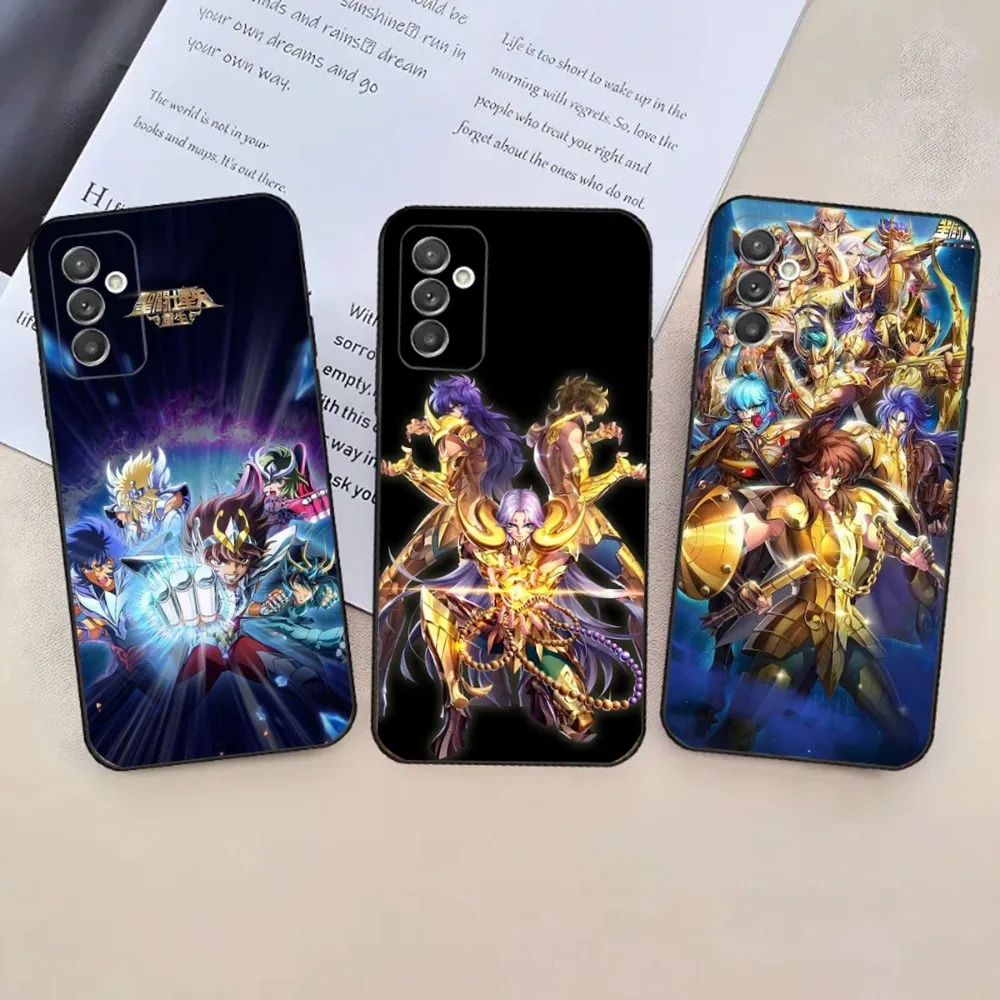 

Saint Seiya Knights Of The Zodiac Phone Case For Samsung Galaxy A21s,A22,A31,A32,A52,A53,A72,73,A80,A91 Soft Black Phone Cover