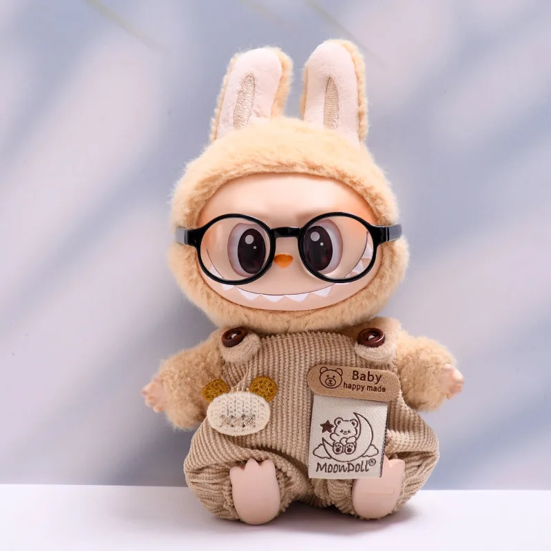 

Яркое платье Ropa Labubu, одежда для куклы, аксессуары для 15/17 см, Labubu V2 V1, плюшевая кукольная одежда, комбинезон с карманами