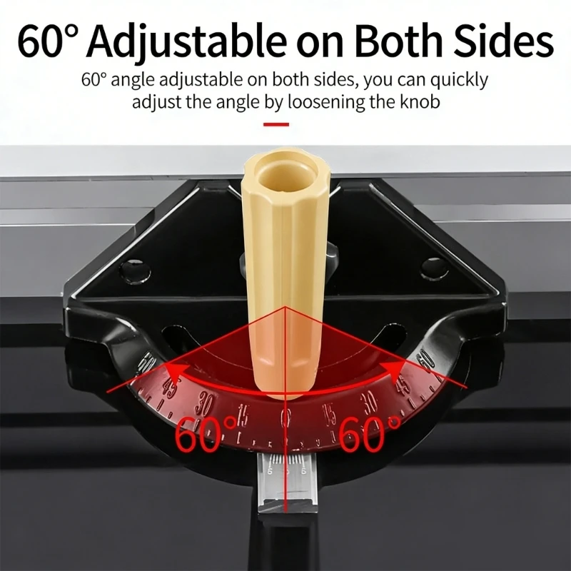 

Replacement Table Sawing Guides Miter Gauge Adjustable Ruler Miter Gauge Woodworking Accessories Guides Ruler M4YD