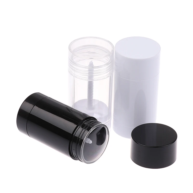 4.7*11 centimetri 75ML Bottiglia di Deodorante Contenitore Vuoto Fatto A Mano Rotondo Twist Up Fondo di Riempimento Vuoto Blush Stick di Riempimento Da Viaggio