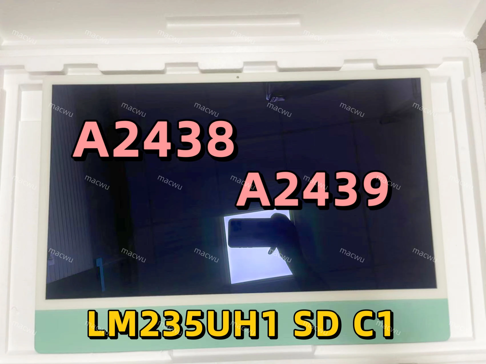 A2438 A2439 LM235UH1 SDC1 For IMac 24'' 5K A2438 LCD Screen Display Assembly 2021 Year LM235UH1(SD)(C1) LCD Assembly Replacement