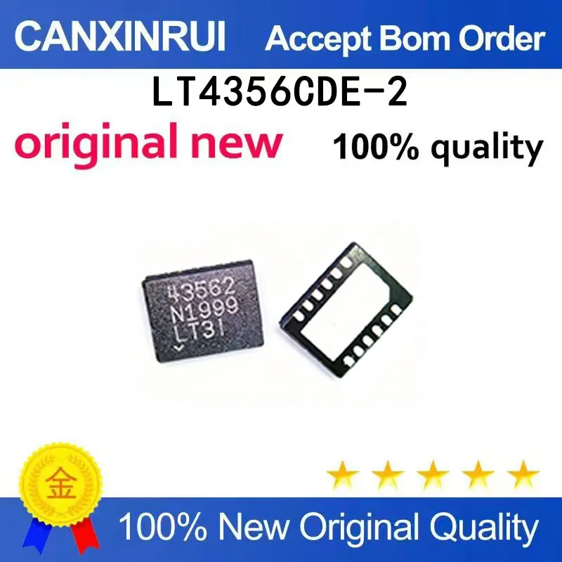 5pcs-100pcs）new-lt4356cde-2-lt4356cde-lt4356-silk-screen-43562-qfn12-chip