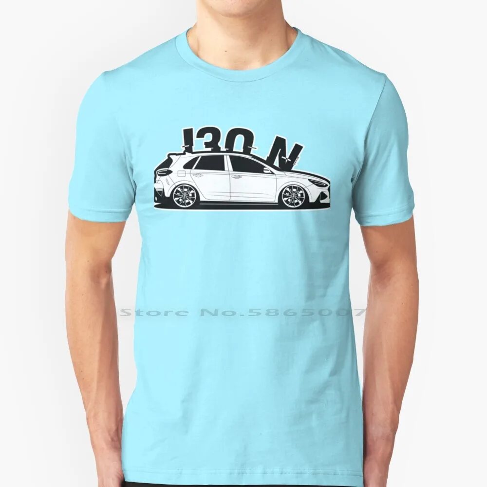 I30n 100% Cotton T Shirt I30n Kdm Genesis Korean Hatchback Hot Hatch Lowered Fitment Side Profile Blueprint Car Enthusiast