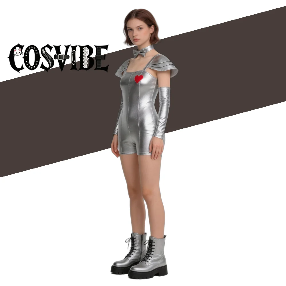 

Fantasia Tin Man Cosplay Bodysuit - Movie Wonderful Wizard Women Disfraz Costume Female Fantasy Halloween Carnival Party