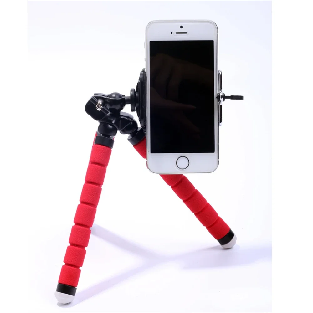 Colors Phone Holder Flexible Octopus Tripod Bracket Stand Mount Monopod Adjustable go pro Accessories For Mobile Samsung Camera