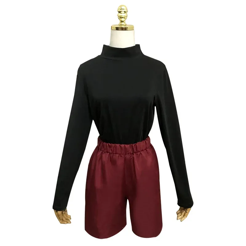 السيدة Chalice تأثيري أنيمي عرض Cuphead تأثيري حلي الأطفال الكبار الاطفال ملابس سوداء أعلى فتاة فستان JK تنورة هالوين