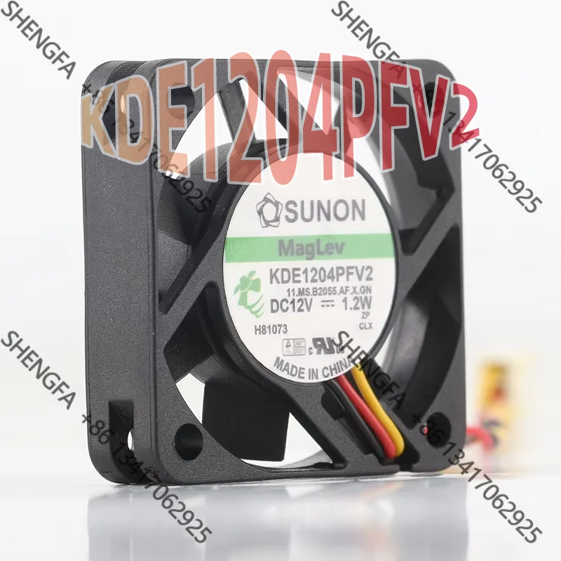 SUNON KDE1204PFV2 12V 1.0W 4010 4cm Maglev Video Card Chassis Three-wire Cooling Fan Cooling Fan