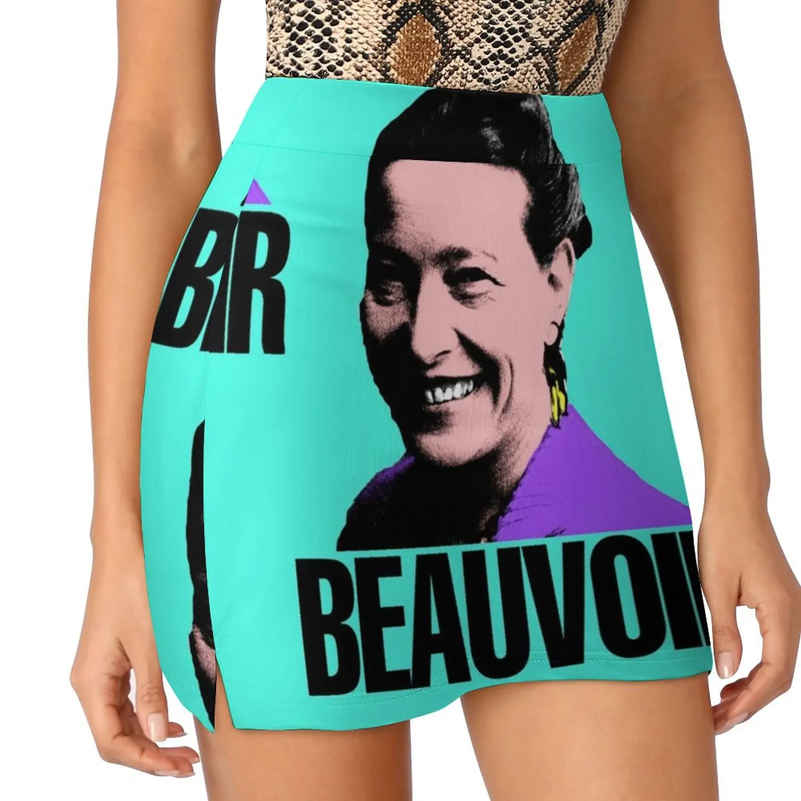 

Мини-юбка Simone de Beauvoir Pop, летние юбки, юбка для женщин, короткие юбки