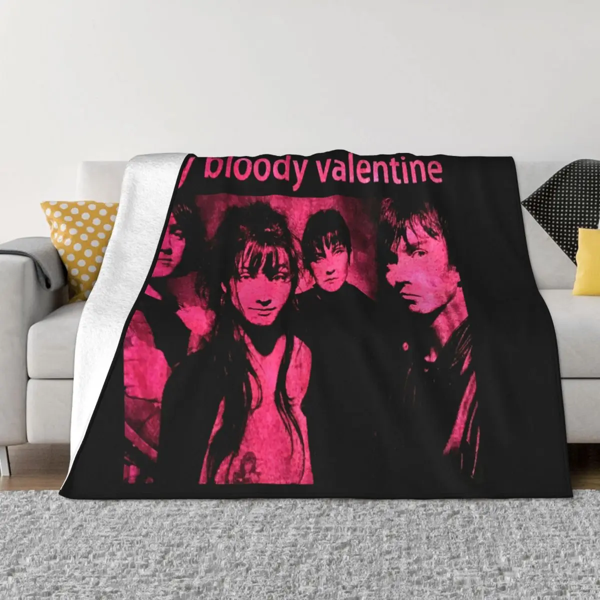 My Bloody Valentine Band Reprint Vintage Black 23 Unisex T- K52 Novelty More Size Funny Comfortable Throw Blanket