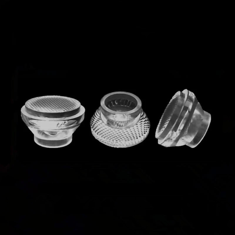 #NYH-14.2 High quality 5050 Led Optical Lens, Size 14.2X9.9mm, 45 degree Bead Surface, PMMA materials
