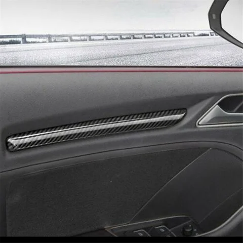Новые декоративные накладки на внутренние дверные ручки для Audi A3 8V 2014-2018, ABS, аксессуары для тюнинга салона
