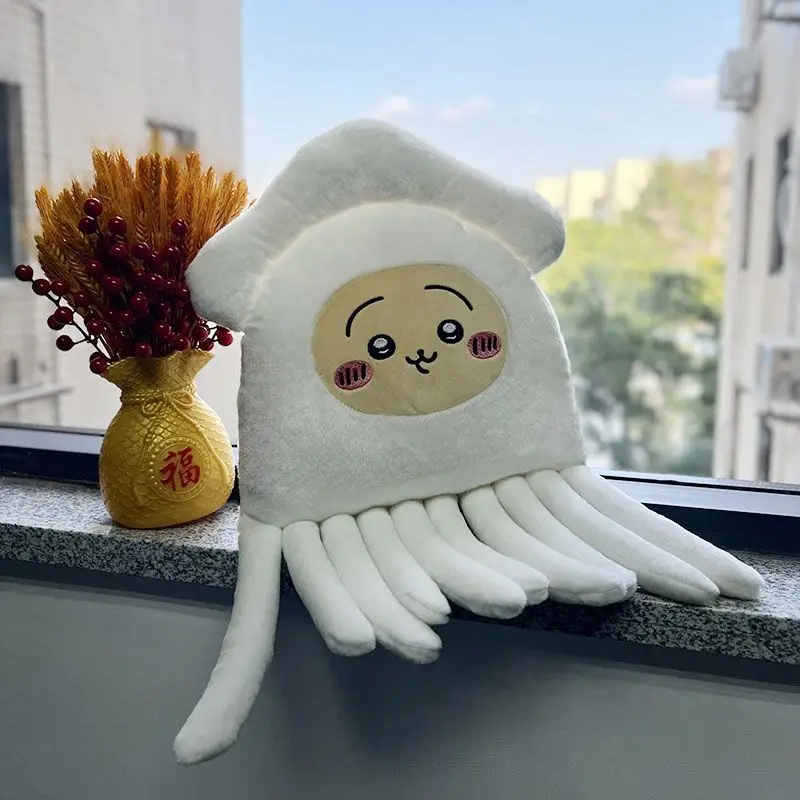 

Бесплатная доставка: Большая плюшевая игрушка-подвеска Чиикава 50 см (кальмар/Усаги), милая мультяшная кукла-подушка для детей