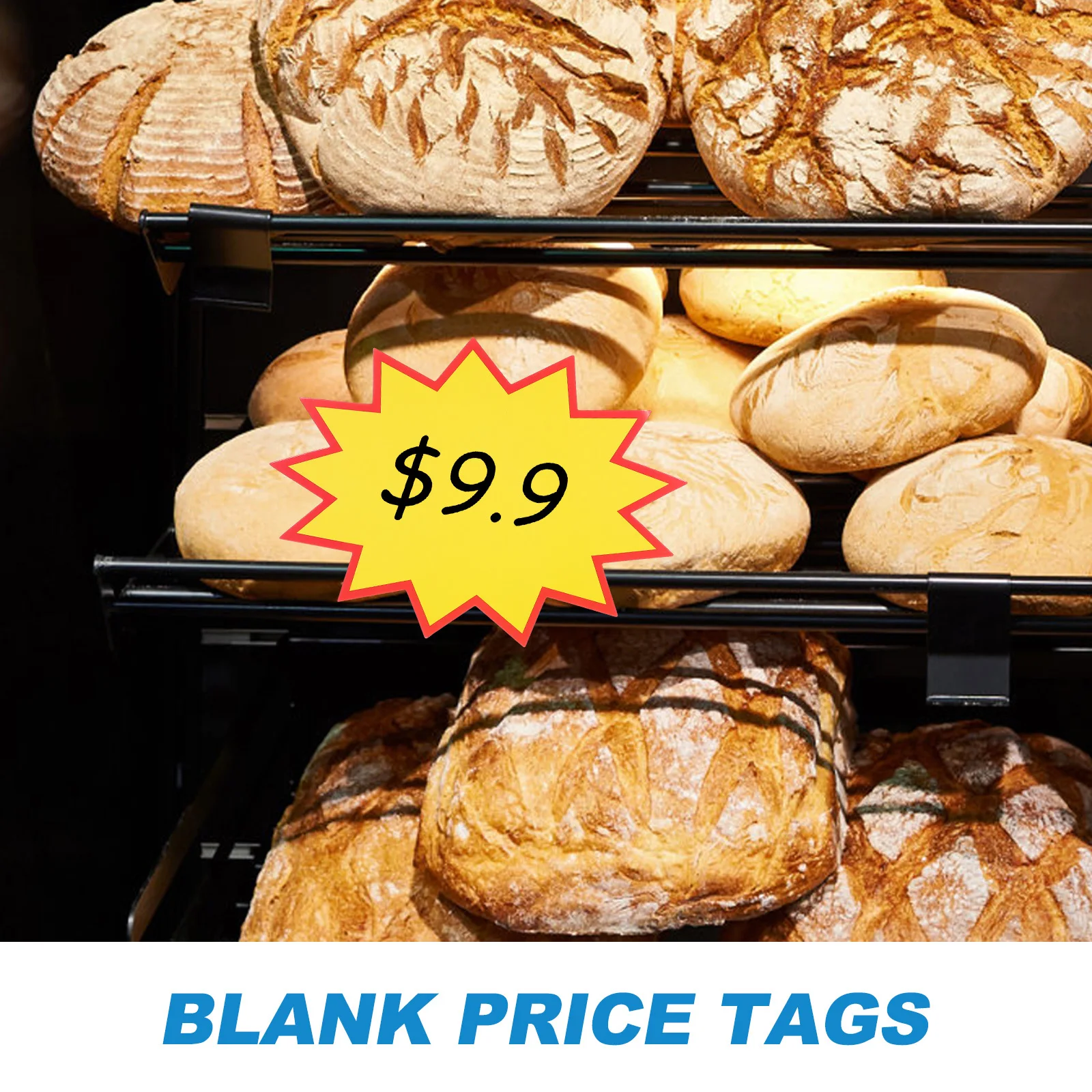 

100Pcs Retail Price Signs Sturdy Shopping Mall Price Tags for Clothing Fruit Vegetable Store Display Label Accessories