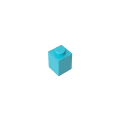 MOC 3005 small particle mosaic building block parts, basic spare parts 1x1 brick, color