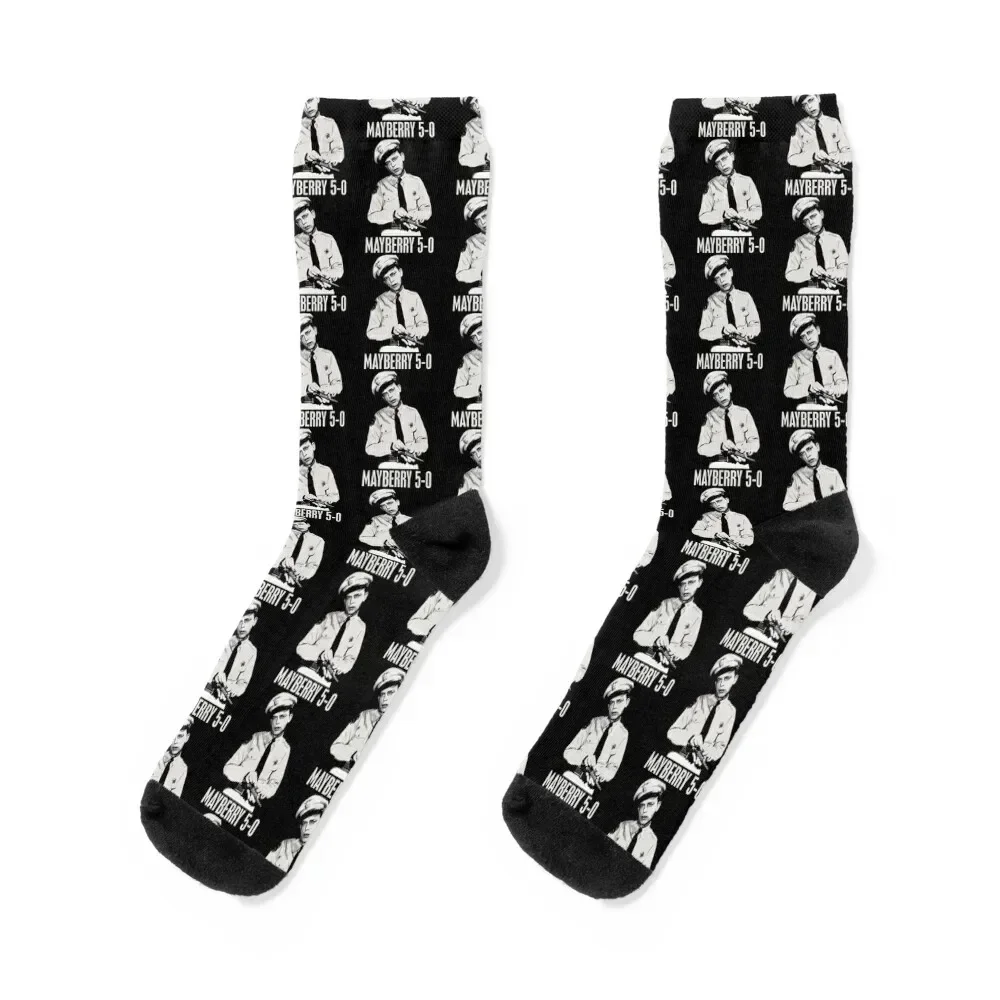 

Andy Griffith Show T-ShirtBarney Fife - Mayberry 5-0 Socks christmas gift winter gifts Climbing Socks Ladies Men's