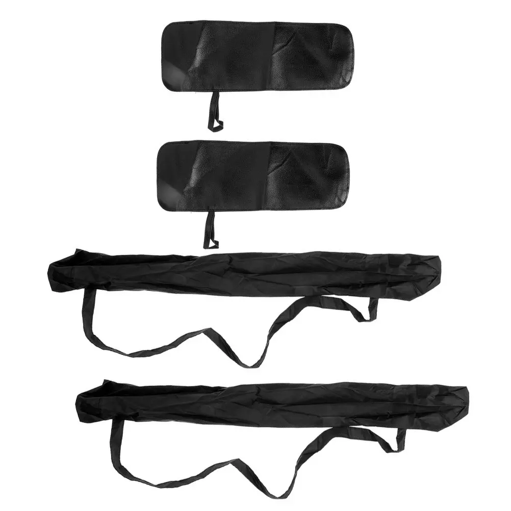1Set PU Pongee Folding Car Umbrella Storage Pouch Hanging Holder for Wet Dry Umbrellas Back Seat Organizer Umbrella Bag