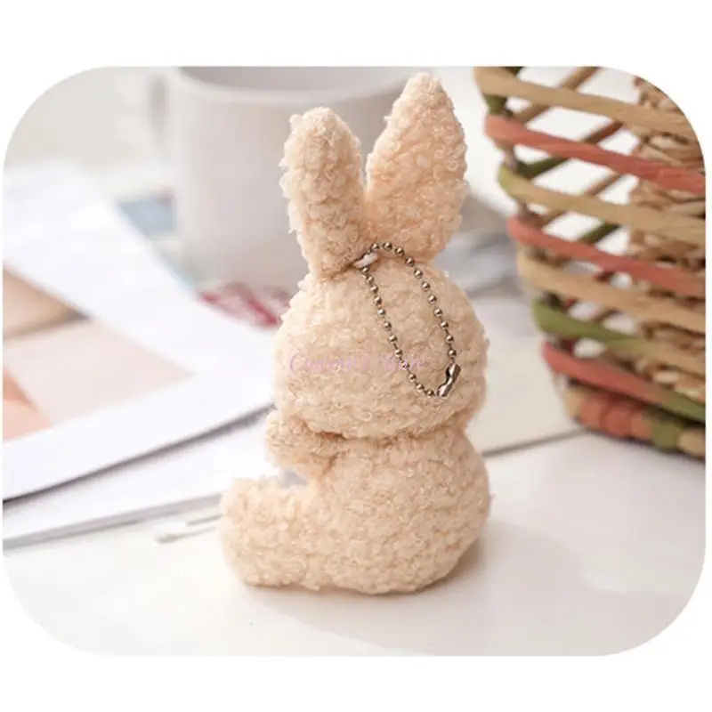 Y1UB Schönes Häschen-Spielzeug, Mini-Plüsch-Kaninchen, Hochzeitsstrauß, gefüllte Rucksack-Dekorationen