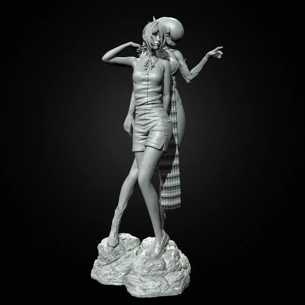 38mm 50mm 75mm Steel Saw Set Resin Soldier Assembly Model White Model 3D Printed DIY Coloring Self-assembly Figurines