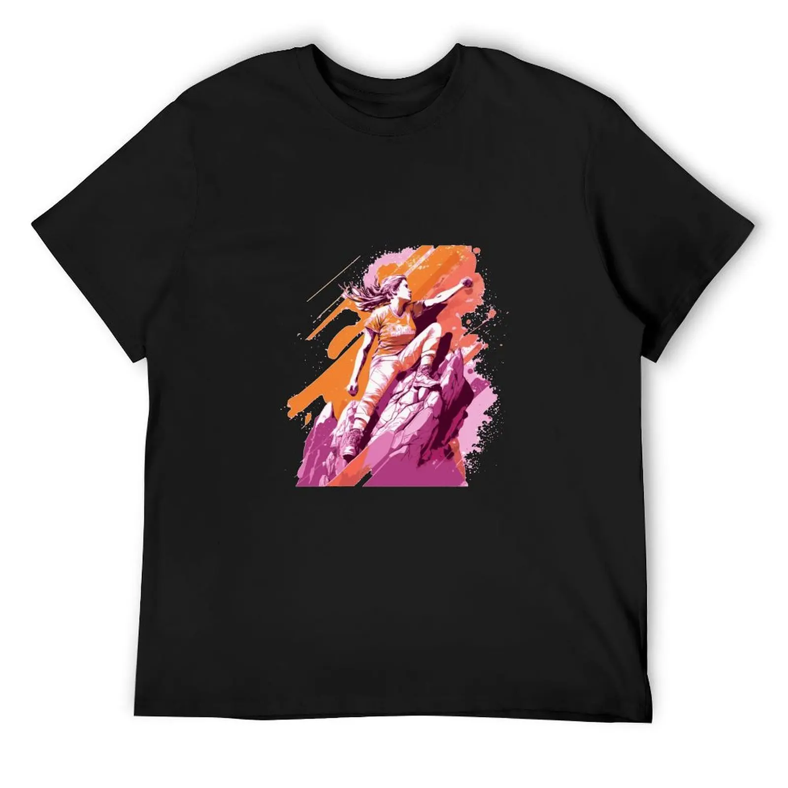 

Lesbian Pride Mountain Climber T-Shirt blacks customizeds Anime t-shirt funny gifts men t shirts high quality