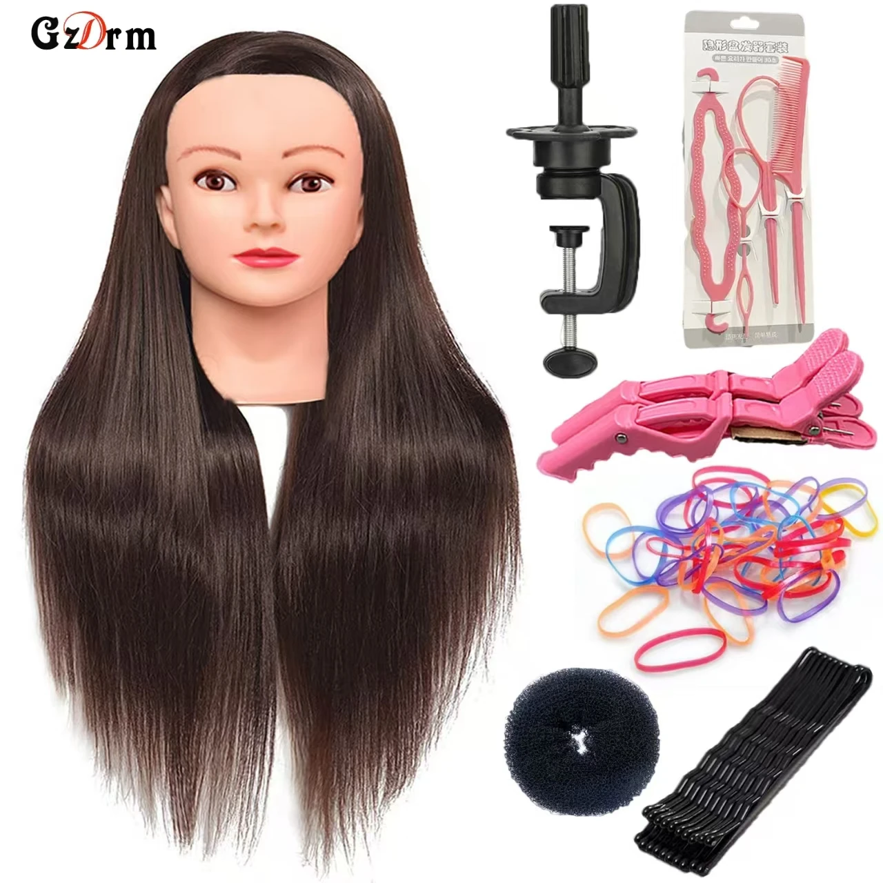 Realistic Wig Display Head, 54cm Circumference