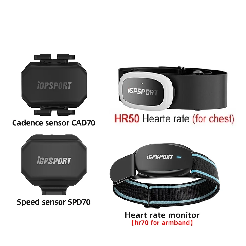 AliExpress iGPSPORT IGPSPORT CAD70 SPD70 Speed Sensor Dual Mode Support Bike Cadence HR50 HR70 Heart Rate Monitor For IGPSPORT Garmin Computer etc ﻿