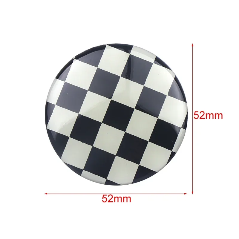 4pcs 52mm Metal British Flag Soccer S Emblem Car Wheel Center Hub Caps Stickers Accessories For Mini Cooper R56 R50 R53 F56 etc