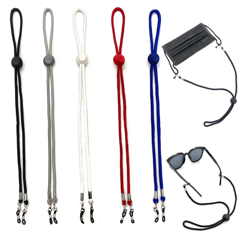 1PC Women Glasses Chains Face Mask Necklace Strap Non-slip Eyeglass Rope Holder Cord Neck Eyewear Lanyard Adjustable 9.5cm