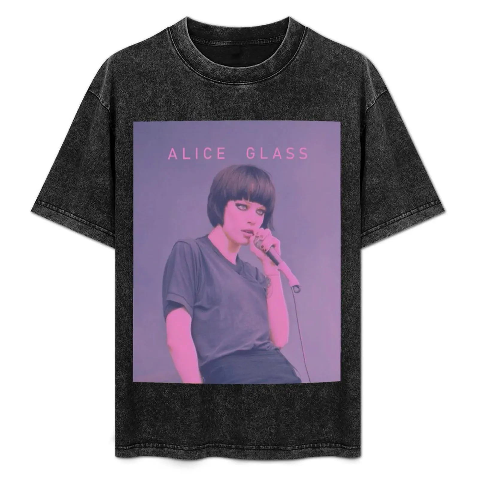 Футболка Alice Glass //6 из мягкого базового хлопка с короткими рукавами