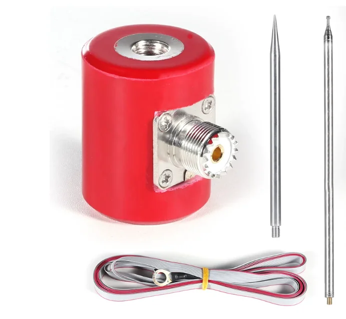 5M/16.4FT Antenna 14M-30MHz 300W HF Antenna Stainless Steel 1/4 Wavelength USDX Radio