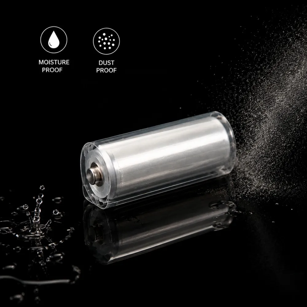 Clear PVC Of 18650 Battery Packs Cable Sleeve Width 30mm -300mm Heat Shrink Tube Packaging Protection Lithium Battery Film