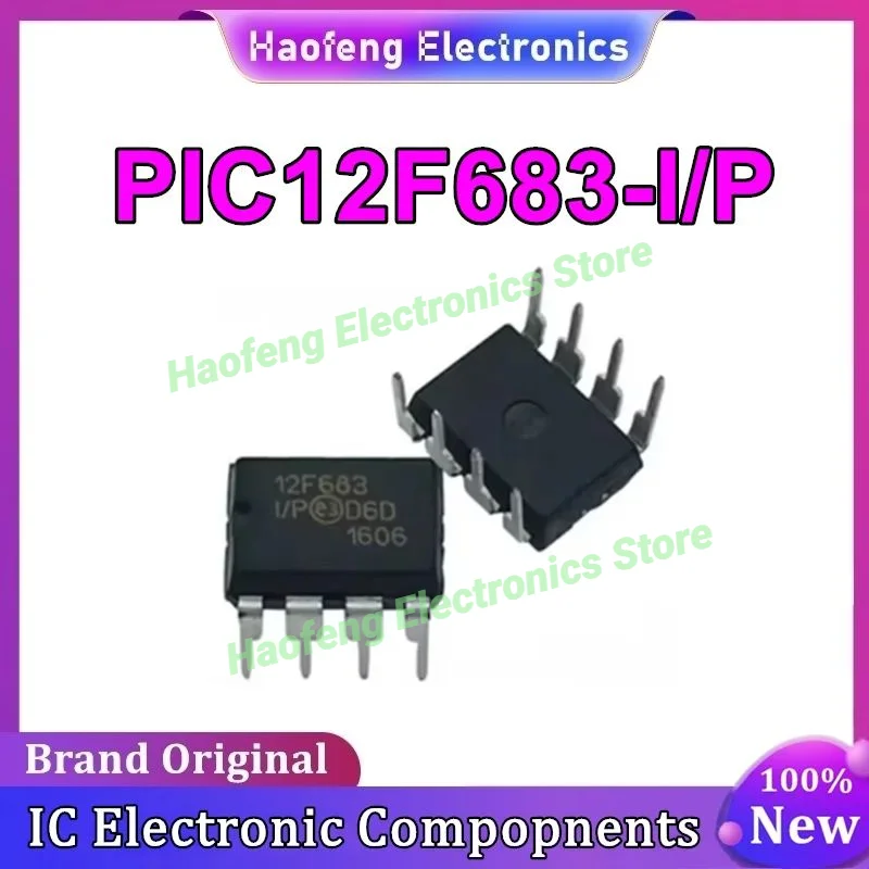 

10 шт./лот PIC12F683-I/P DIP8 PIC12F683 12F683-I/P DIP 12F683 DIP-8 Быстрая доставка точечного инвентаря